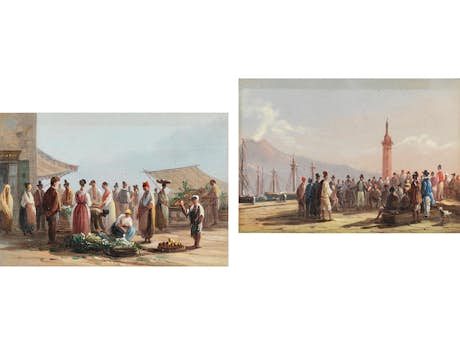 Antonio Sminck Pitloo, 1791 Arnhem – 1837 Neapel, Kreis des